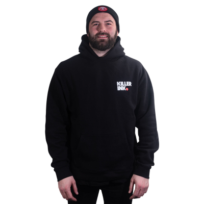 Killer Ink By Hobo Jack - Sid the Skull Relax Hoodie - Schwarz