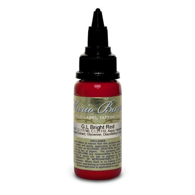 Intenze Ink Mario Barth Gold Label Bright Red 30ml (1oz)