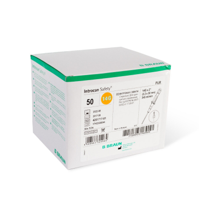 50 St. Braun Introcan Safety IV Nadeln