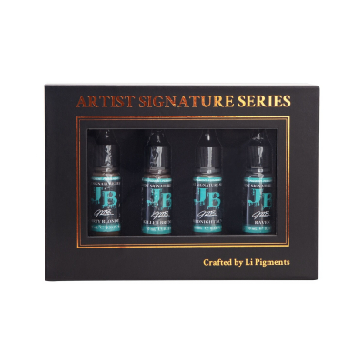 Komplettes Set von 4 Jenn Boyd Ink Signature Series by Li Pigments 10 ml