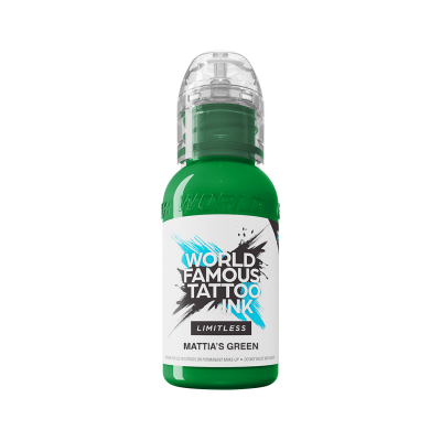 World Famous Limitless Tattoo Ink - Mattia's Green 30 ml