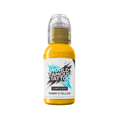 World Famous Limitless Tattoo Ink - Tommy's Yellow 30 ml