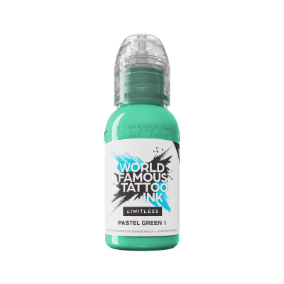 World Famous Limitless Tattoo Ink - Pastel Green 1 30 ml