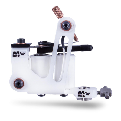 Original Micky Bee White Pearl Sting Tattoomaschine - Liner