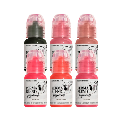 Perma Blend - Inga Babitskaya Lippenset - Komplettset mit 6 x 15 ml