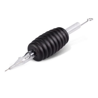 25 St. Killer Ink Einweggriff/-Spitze 19mm rund, vorverpackt mit Bug Pin 0,25MM Round Liner Tattoonadeln