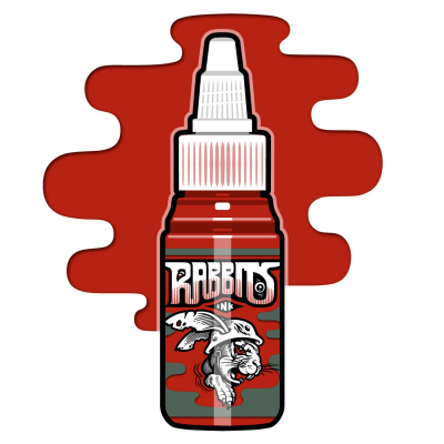 Rabbits Ink Tattoofarbe -  Karsten Koch's Dark Red 35ml