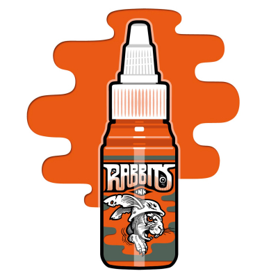 Rabbits Ink Tattoofarbe -  PT's Orange Bomb 35ml