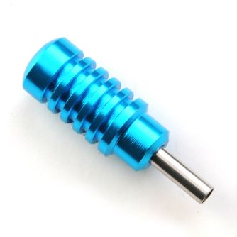 Aluminium-Griffstück III, blau
