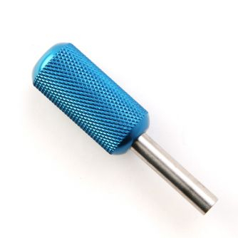 Aluminium-Griffstück V, blau