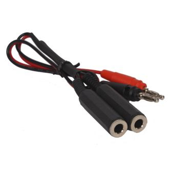 Adapterkabel mit Klinkenbuchse und Bananenstecker 