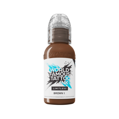 World Famous Limitless Tattoofarbe - Brown 1 30ml