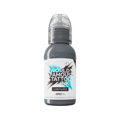 World Famous Limitless Tattoofarbe - Grey 1 30ml