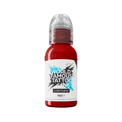 World Famous Limitless Tattoofarbe - Red 1  30ml