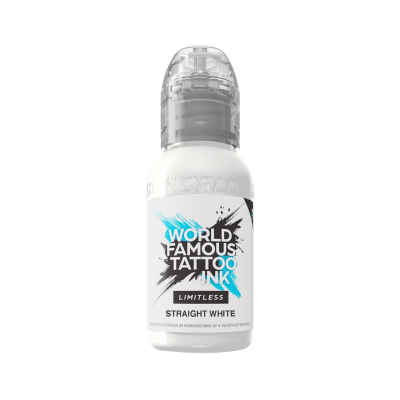 World Famous Limitless Tattoofarbe - Straight White