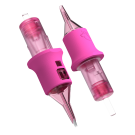 Box mit 20 Ghost Pink Nadelmodule - Round Liner Long Taper