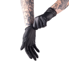 Image of Box mit 100 Saferly schwarzen Nitrilhandschuhen