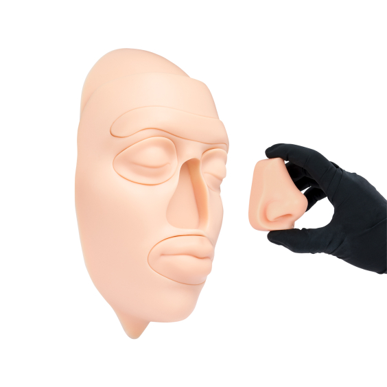 A Pound of Flesh - Ersatzteile für das Flat Face zum Üben von Tätowierungen, PMU und Piercings - Fitzpatrick-Ton 2