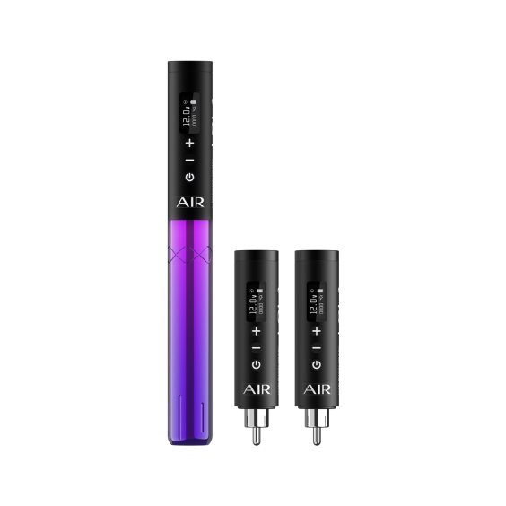EZ Lola Air Wireless PMU Maschine mit zwei zusätzlichen Akkus - Black & Purple Gradient
