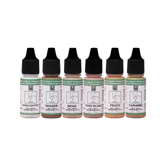 Li Pigments x Victoria Felicia 3D Areola Pigment Set - 6 x 10 ml