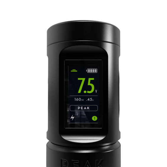 Batterie für die Peak Solice Pro V2 Kabellose Tattoomaschine  - Matte Black