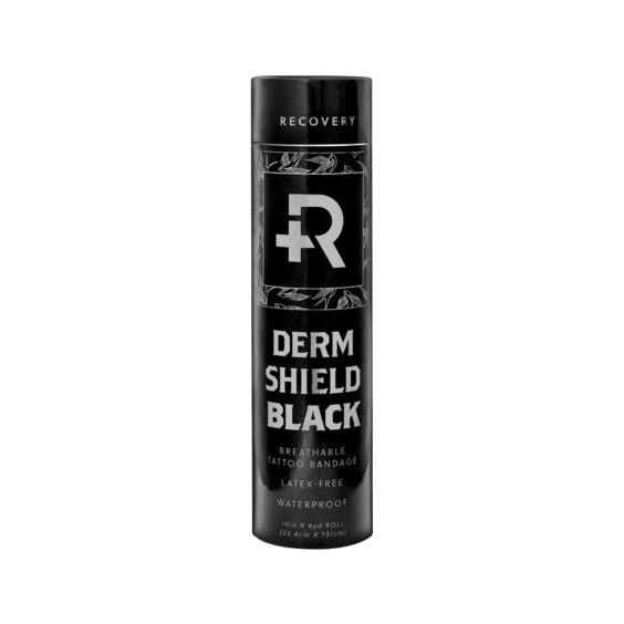 Recovery Derm Shield Transparent Schutzverband - 25 cm x 7.3 m - Black