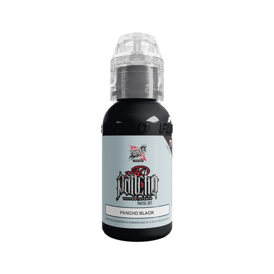 World Famous Limitless Tattoofarbe - Pancho Black 30ml